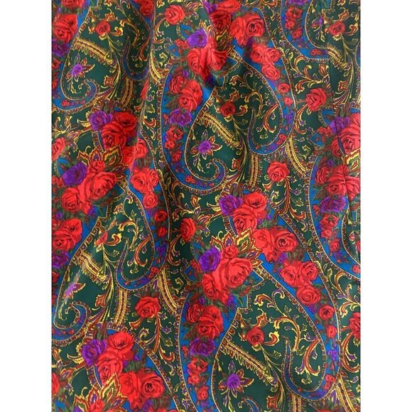 Vintage Victoria Secret GOLD LABEL Women's Red Satin Bathrobe - Small - Picture 12 of 12